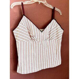 Vintage Luna Chix Y2K Spaghetti Strap Tank Top Blouse Top M Striped  Final Price
